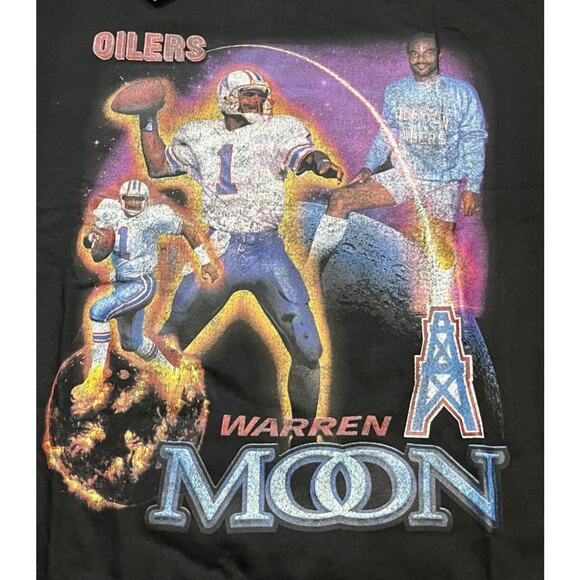 NWT! Mitchell & Ness Houston Oilers Warren Moon Vintage Hype Tee - Size XXL - Picture 2 of 5